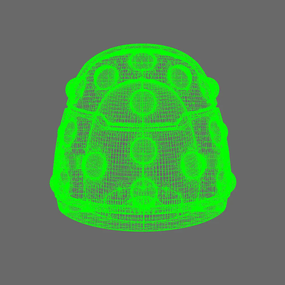 Space Knights V6 Stroud Studded Shoulder Pad Type A X 10 BW Terrain & Forge