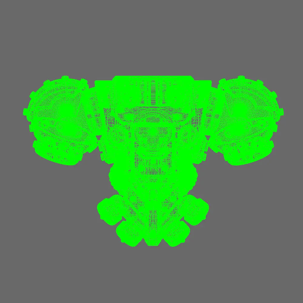 Space Knights V6 Stroud Backpack X 10 BW Terrain & Forge