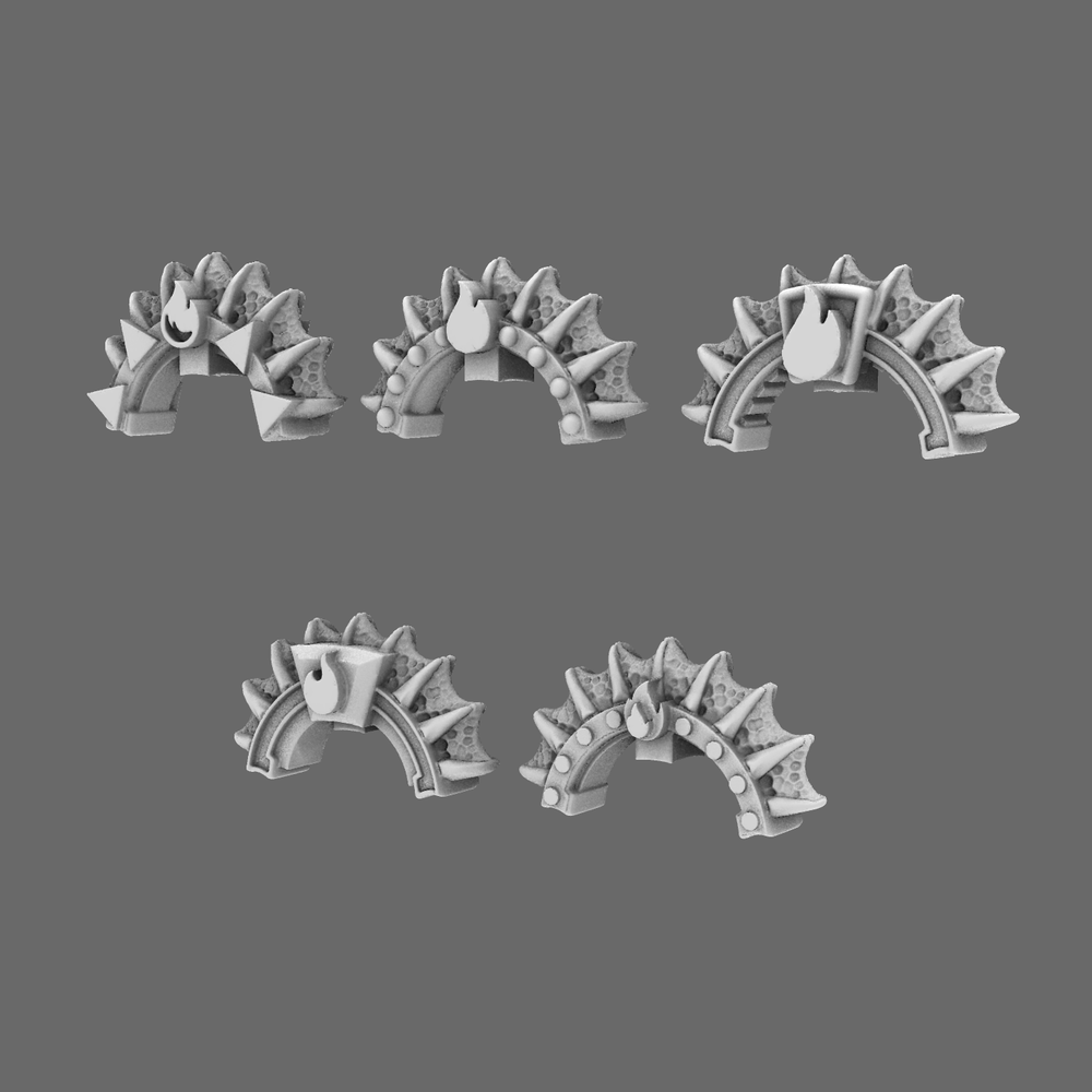 Dragon Knights Dragon Scale Crests x10