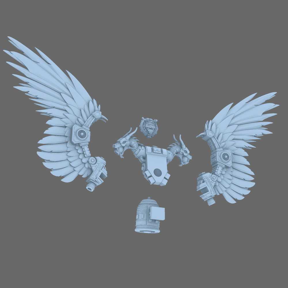 Cyber Samurai Dragon King Jetpack