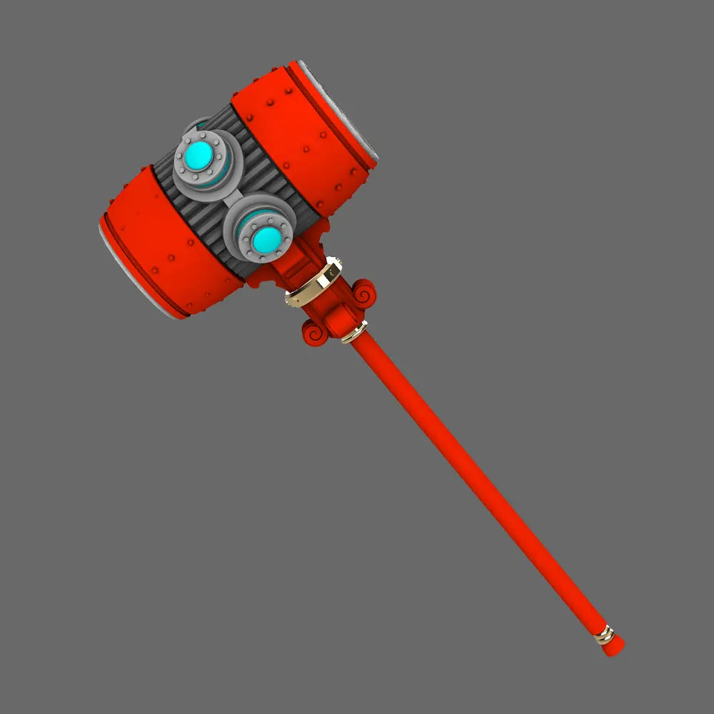 Cyber Samurai Power Warhammer No Hand BW Terrain & Forge