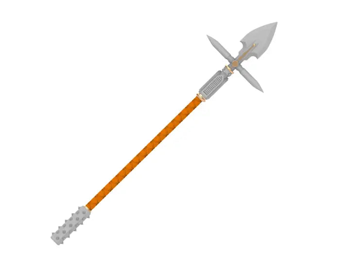 Cyber Samurai Electro Kamayari Weapon Set 3d printed