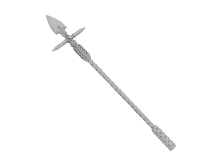 Cyber Samurai Electro Kamayari Weapon Set 3d printed