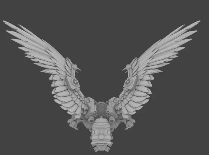 CyberSamurai v8 Dragon King Jetpack 3d printed