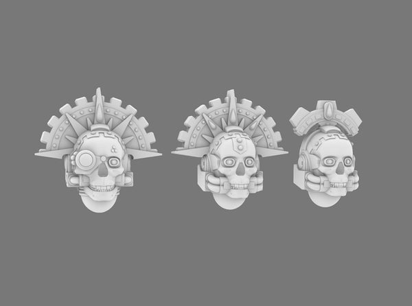 Blood Gears V10 Skull Style Helmets Assorted 3d printed