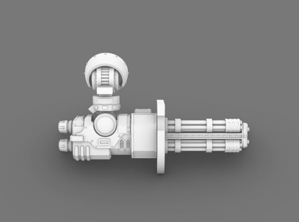 SK Primus Dreadnought Twin Gatling Arm (Right) 3d printed