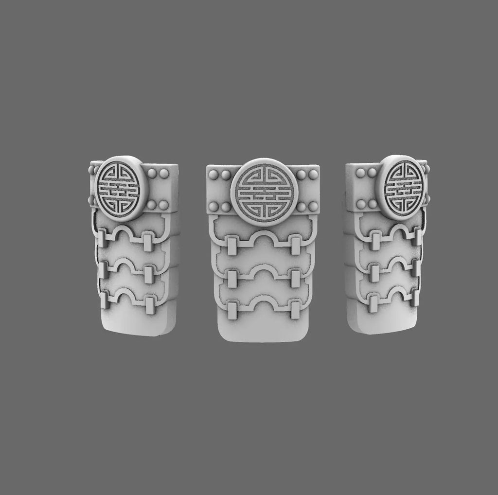 Cyber Samurai Tabard BW Terrain & Forge