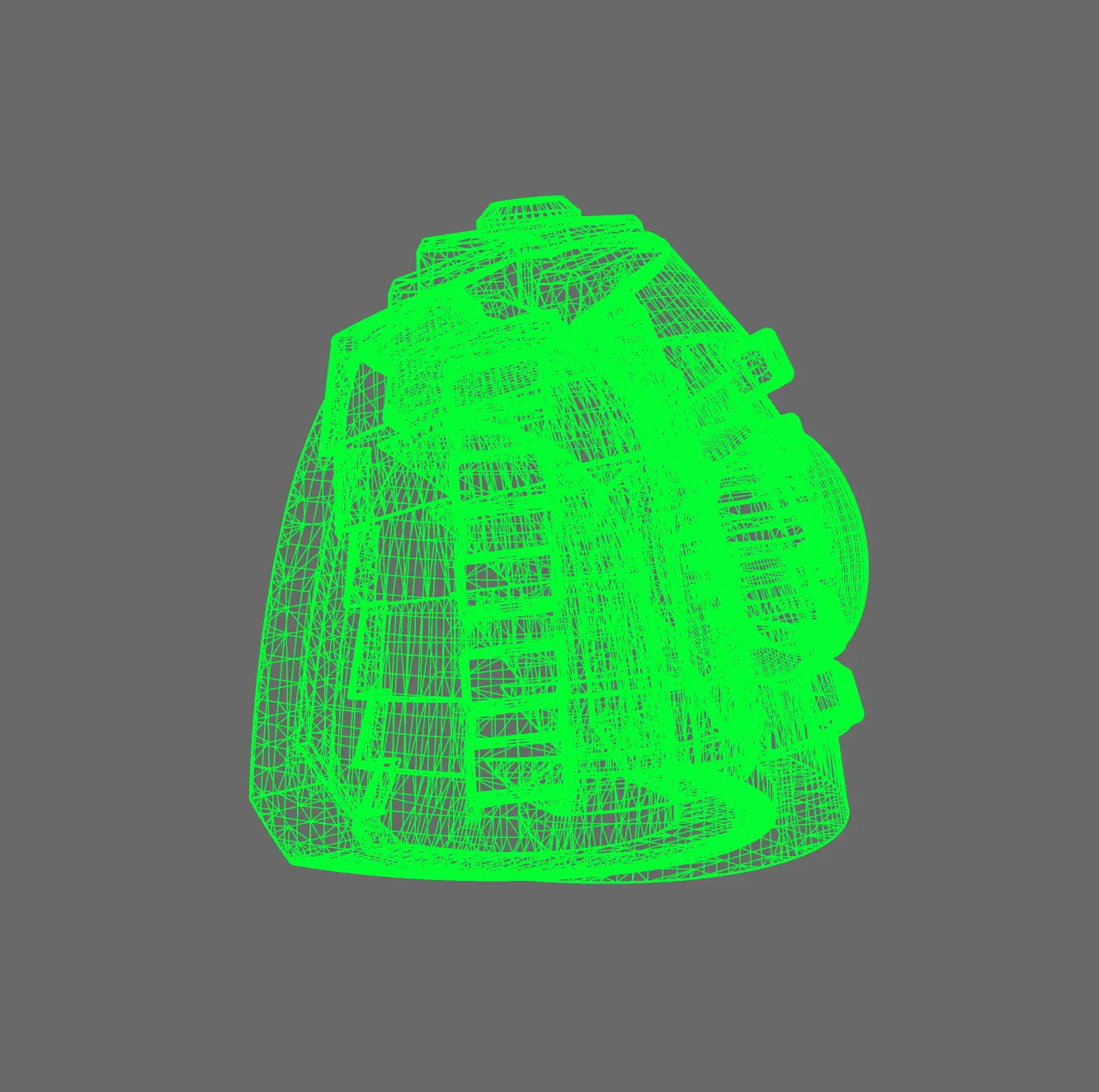 Cyber Samurai V7 Turbo Bushi Shoulder Pads BW Terrain & Forge