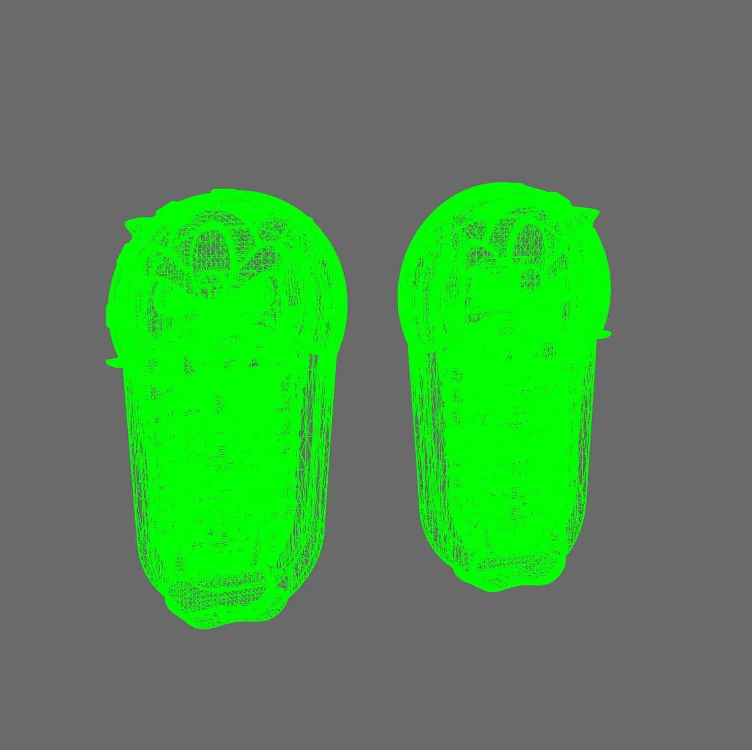 Cyber Samurai Oni Style Mega Shield LEFT BW Terrain & Forge