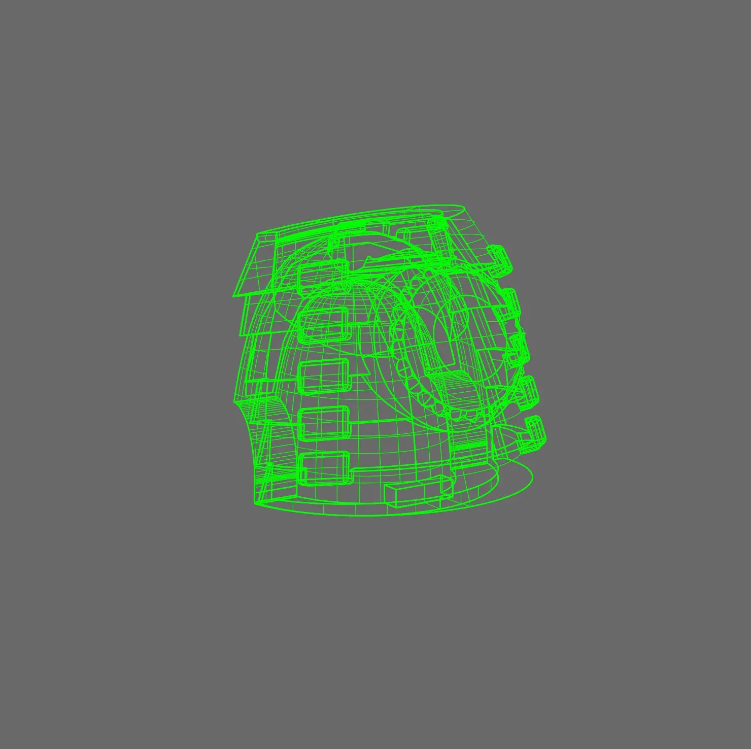 Cyber Samurai V7 Bushi Shoulder Pads Type A BW Terrain & Forge