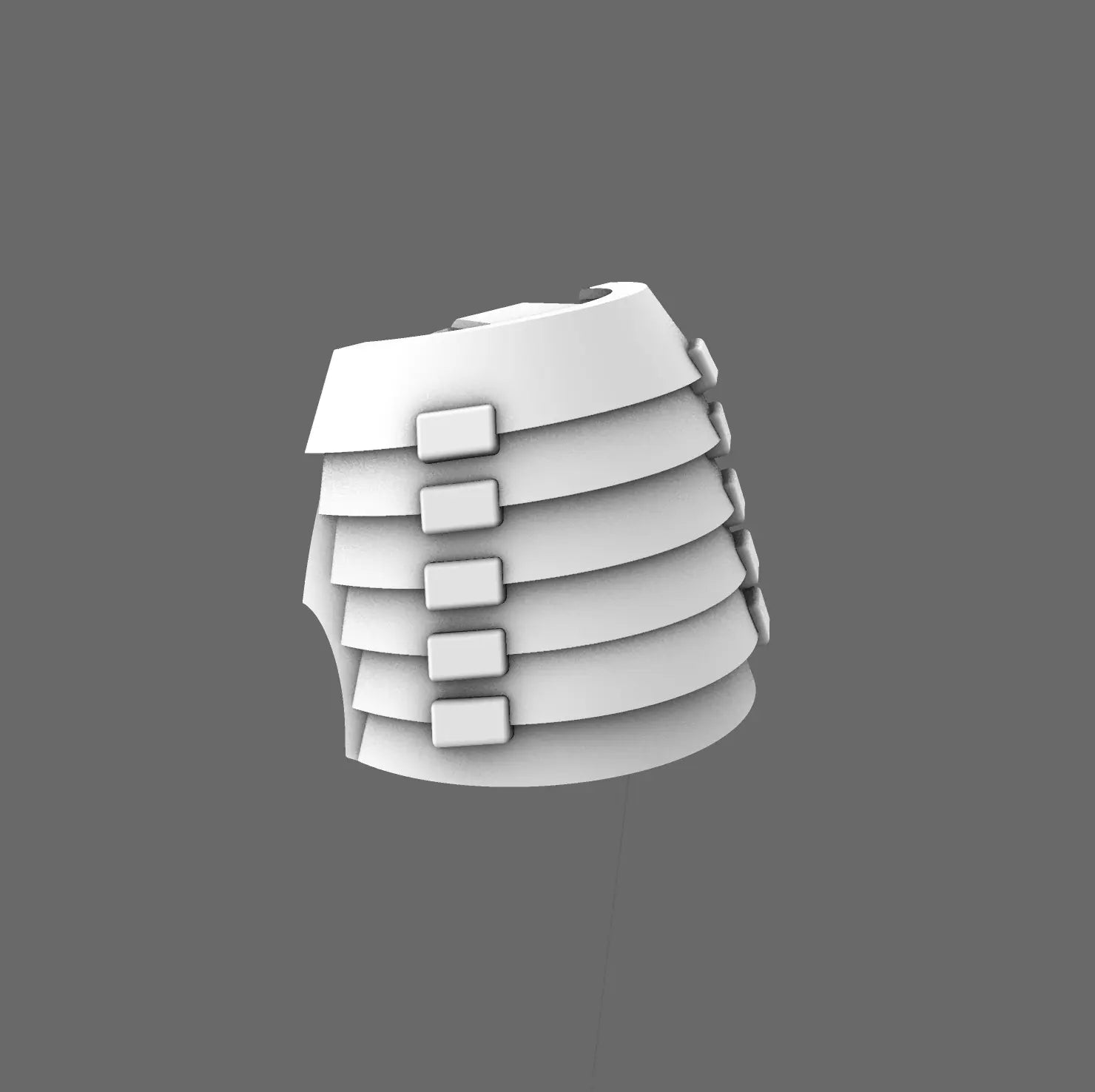 Cyber Samurai V7 Bushi Shoulder Pads Type B BW Terrain & Forge