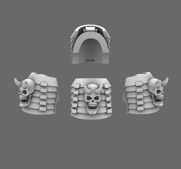 Cyber Samurai V7 Bushi Shoulder Pads Type D