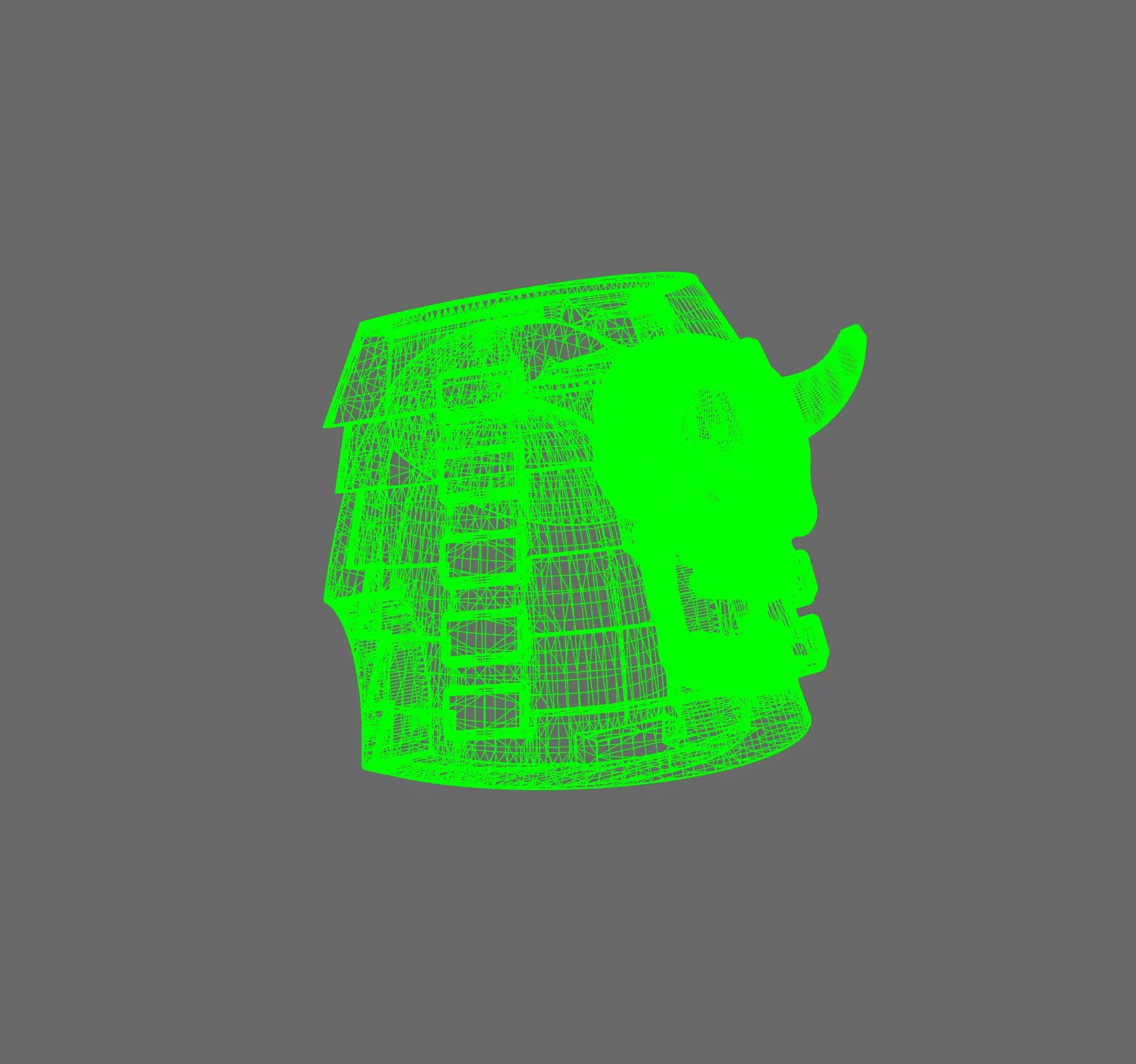 Cyber Samurai V7 Bushi Shoulder Pads Type D BW Terrain & Forge