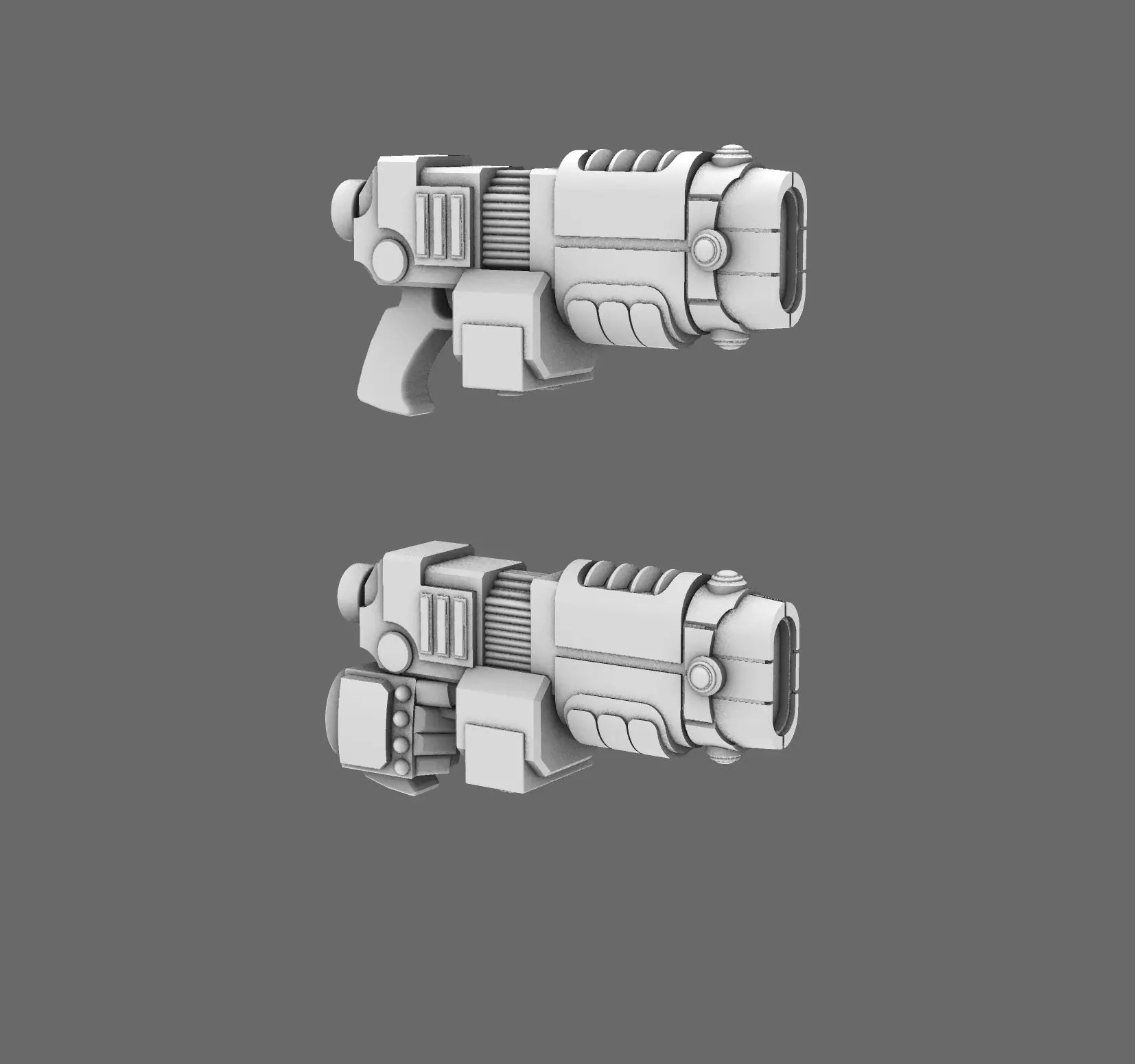 Space Knights Death Ray Pistols BW Terrain & Forge