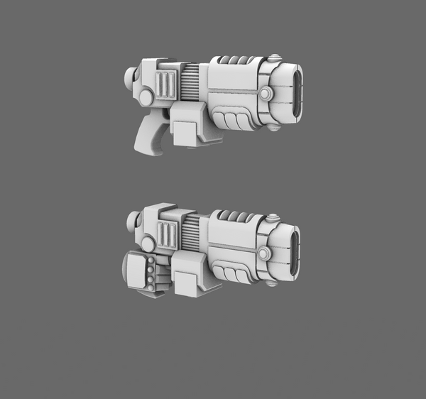 Space Knights Death Ray Pistols