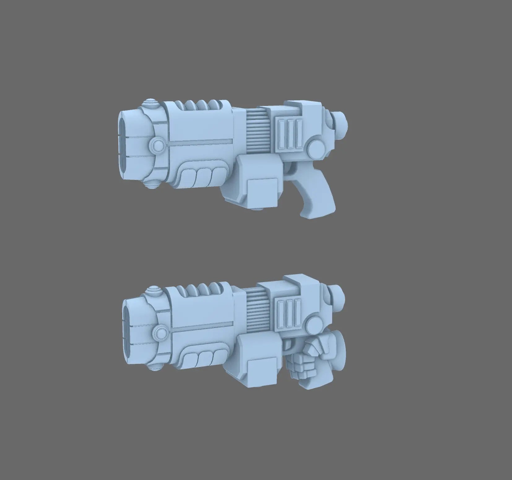 Space Knights Death Ray Pistols BW Terrain & Forge