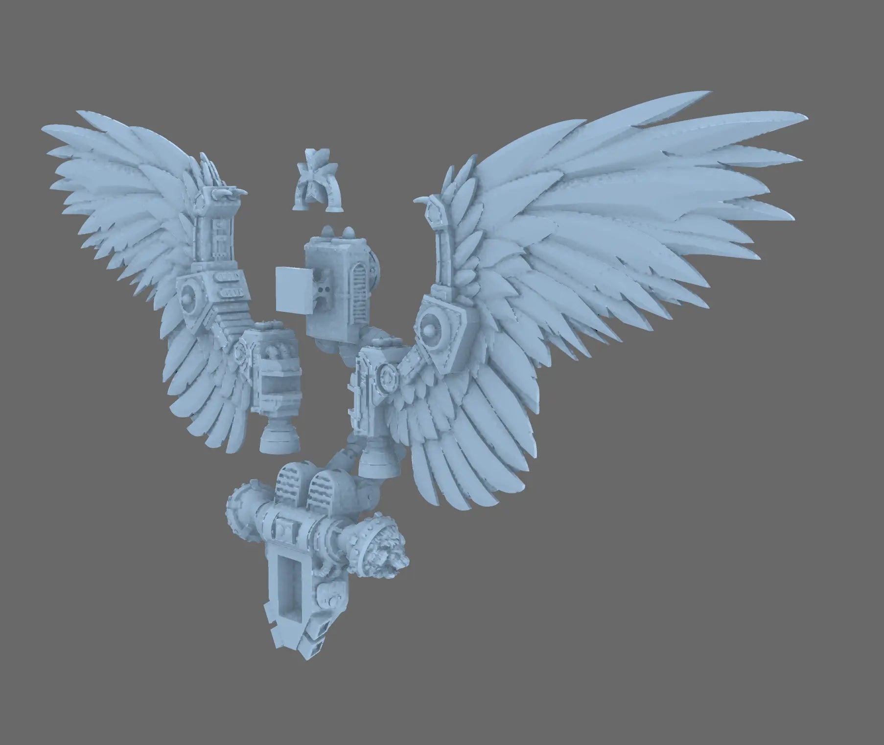 Galactic Lions V7 Winged Lion Jetpack BW Terrain & Forge