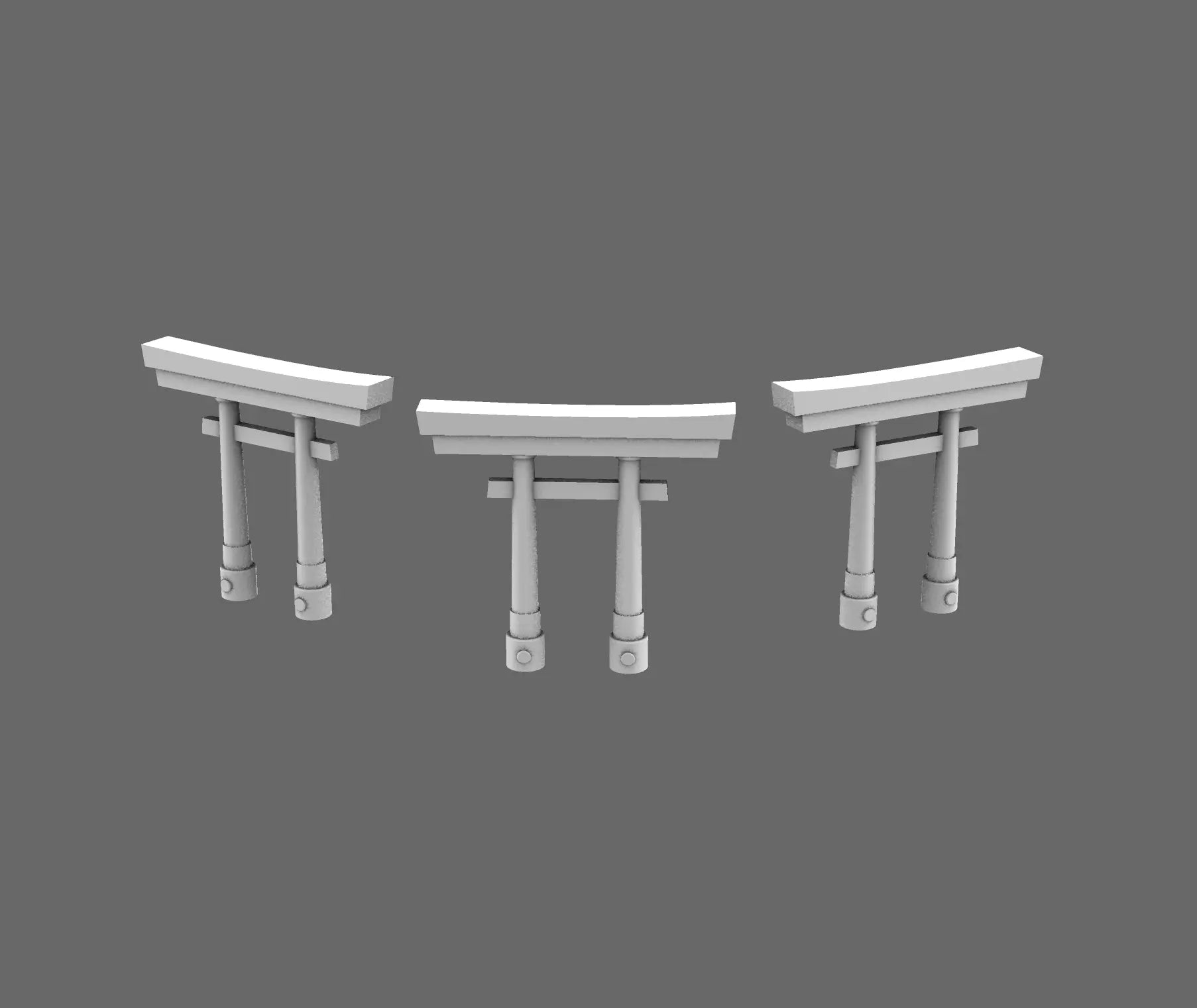 Cyber Samurai Back Pack Addon Shinto Arch A BW Terrain & Forge