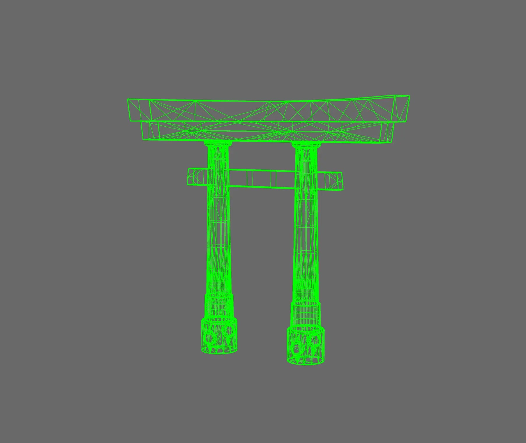 Cyber Samurai Back Pack Addon Shinto Arch A BW Terrain & Forge