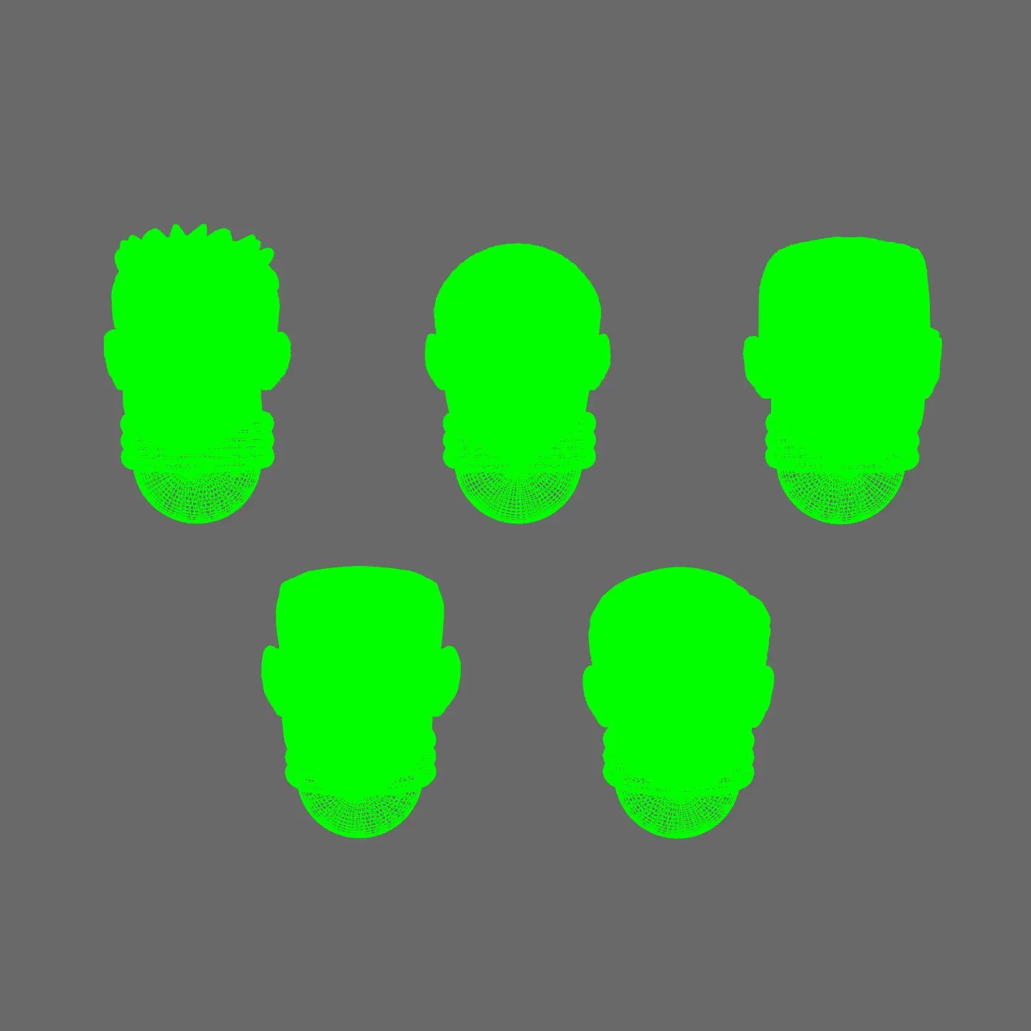 Space Knights Cool Shades Exposed Heads X BW Terrain & Forge