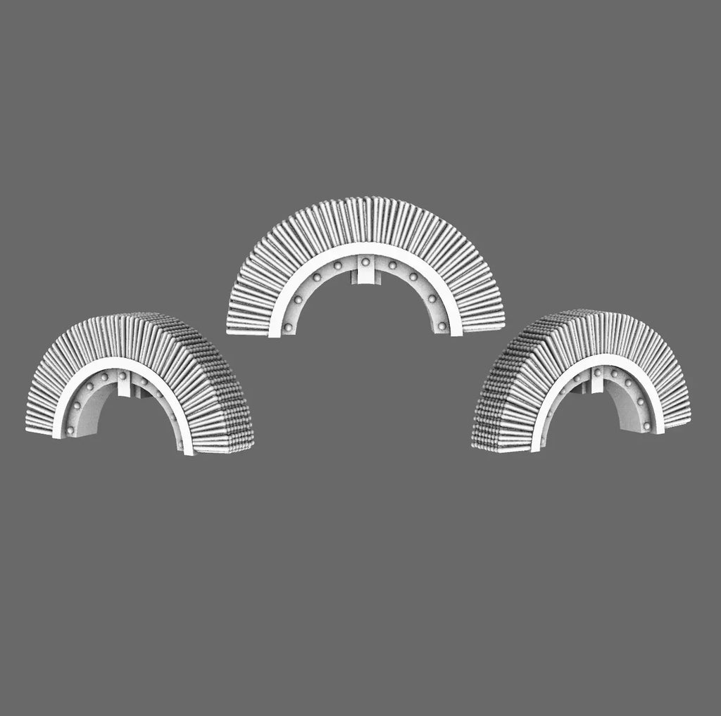 Space Knights Feathered Crest for V7 helmets BW Terrain & Forge