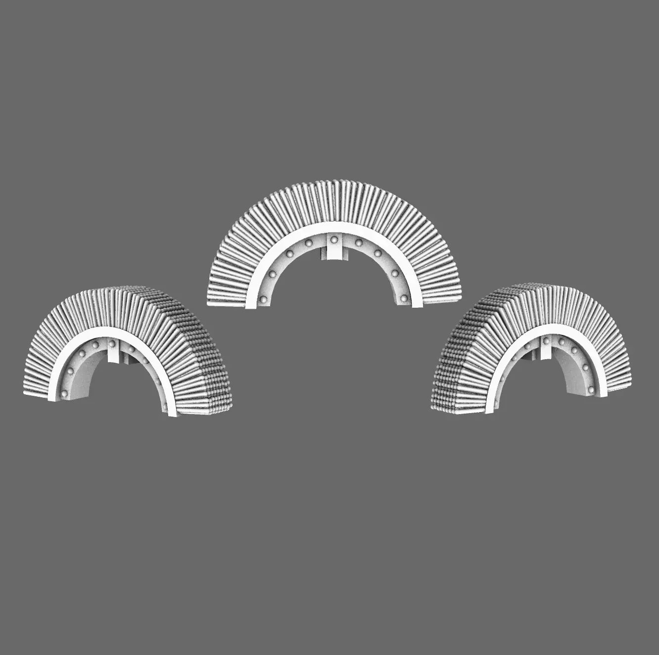 Space Knights Feathered Crest for V7 helmets BW Terrain & Forge