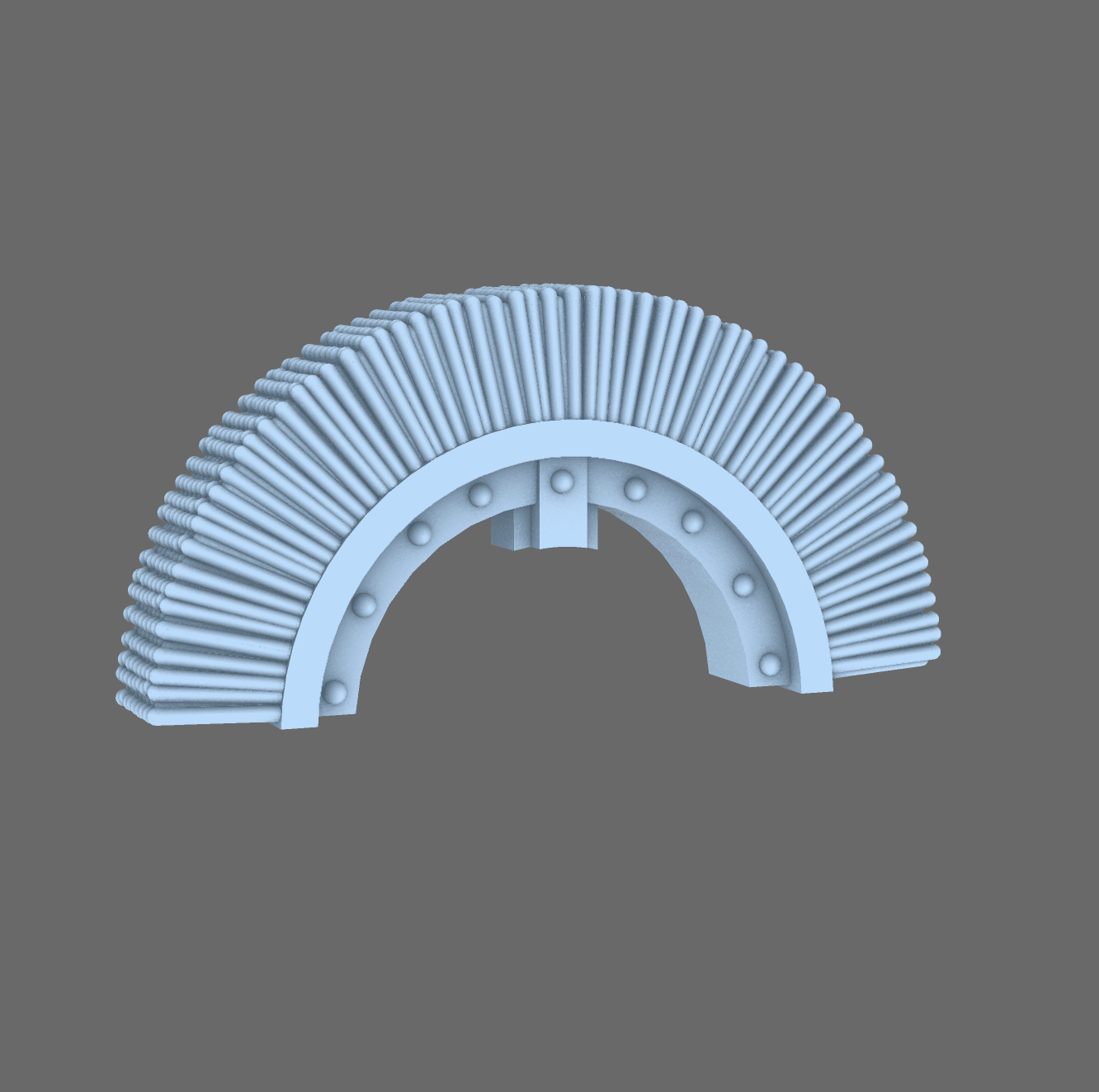 Space Knights Feathered Crest for V7 helmets