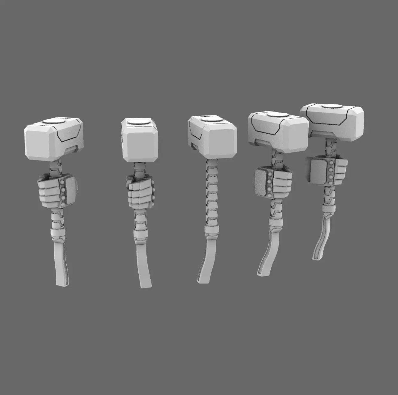 Space Knights Thunder Hammer BW Terrain & Forge