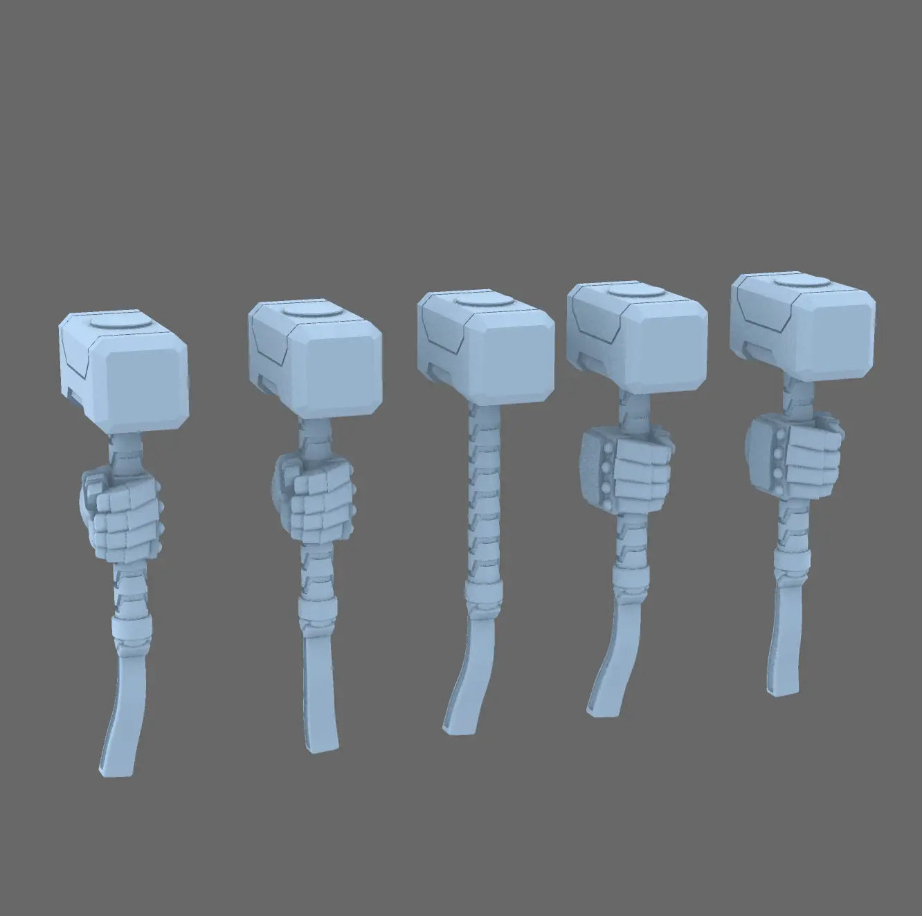 Space Knights Thunder Hammer BW Terrain & Forge