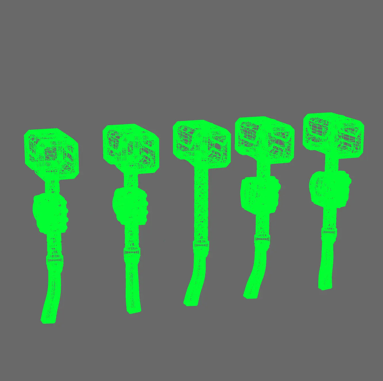 Space Knights Thunder Hammer BW Terrain & Forge