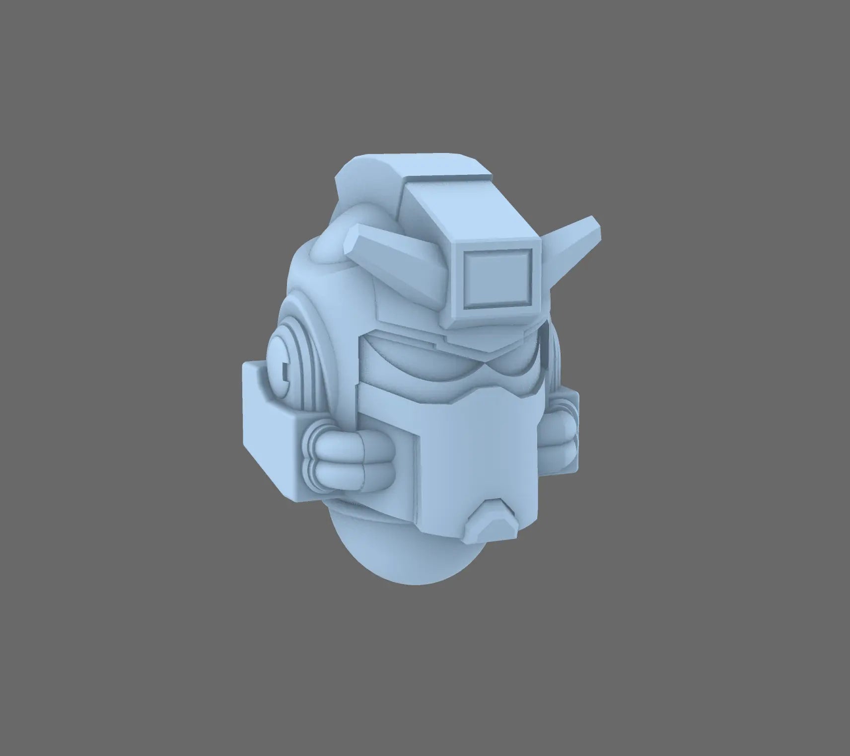 Clan Gunpla V10 Helmet Type D BW Terrain & Forge