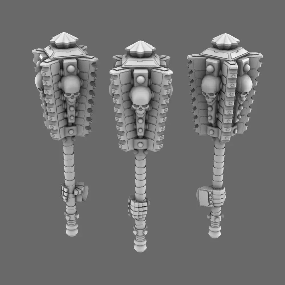 Cyber Samurai Greater Tetsubo Right Hand BW Terrain & Forge