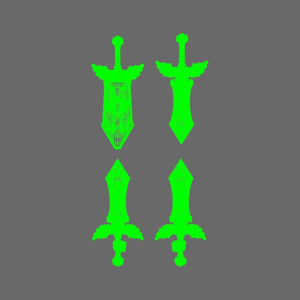 Arthurian Knights Electro Great Sword - Medieval Energy Weapon for 28mm Grim Dark Models - BW Terrain & Forge