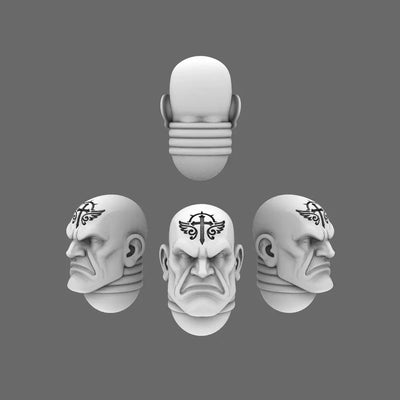 Arthurian Knights V10 Faithful Exposed Heads - view 1