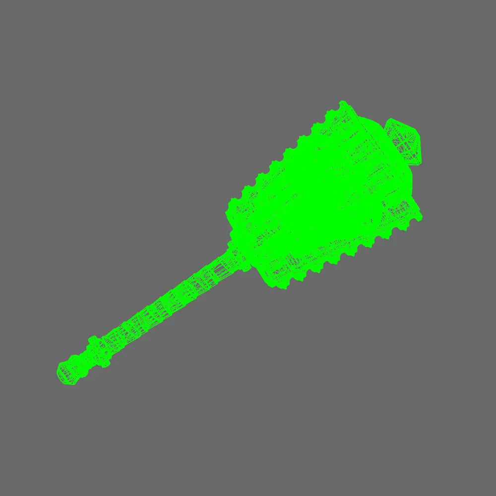 Cyber Samurai Greater Tetsubo No Hand BW Terrain & Forge