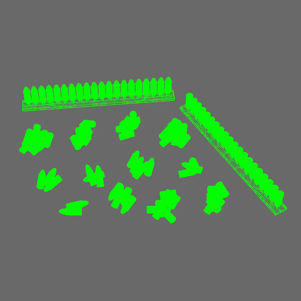 BWTF Scenic Artillery Shells Casings - BW Terrain & Forge