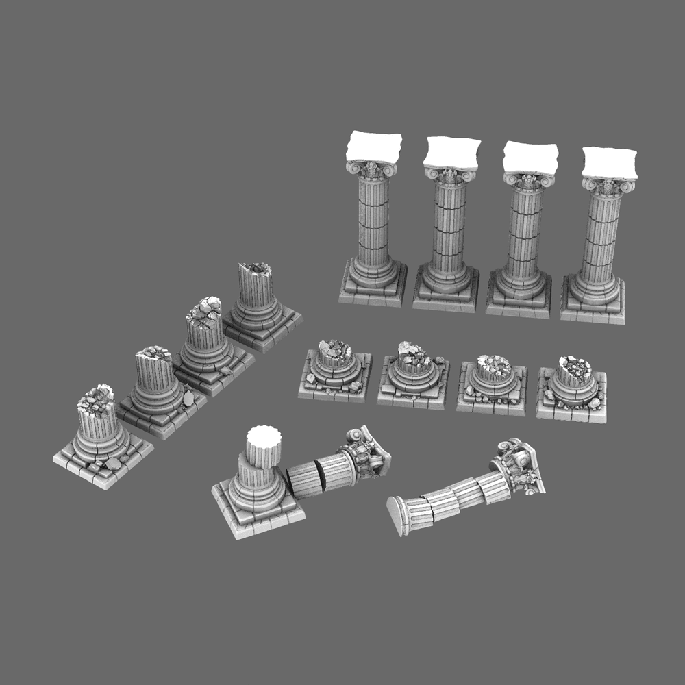 BWTF Scenics Classic Columns - BW Terrain & Forge