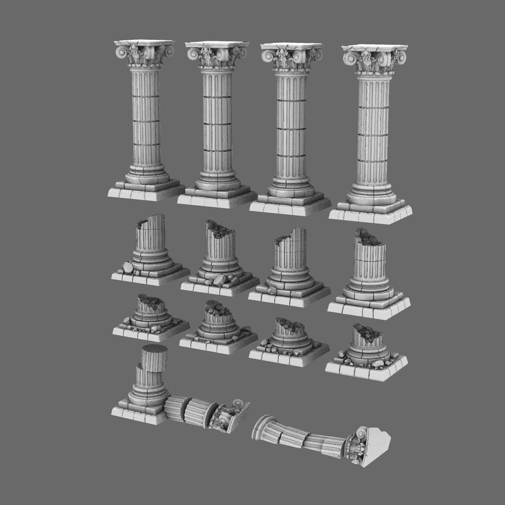 BWTF Scenics Classic Columns - BW Terrain & Forge
