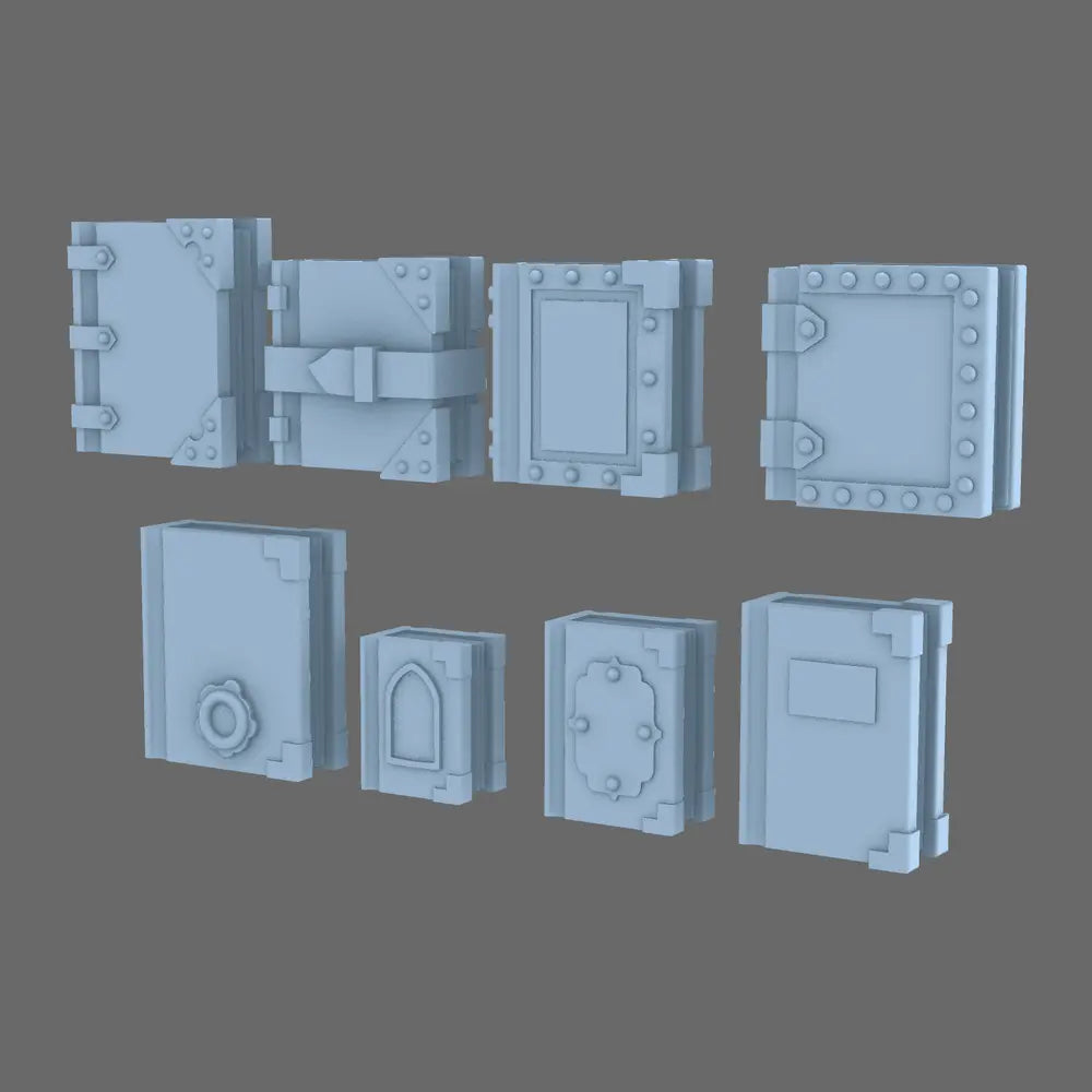 BWTF Scenics Closed Gothic Books - BW Terrain & Forge