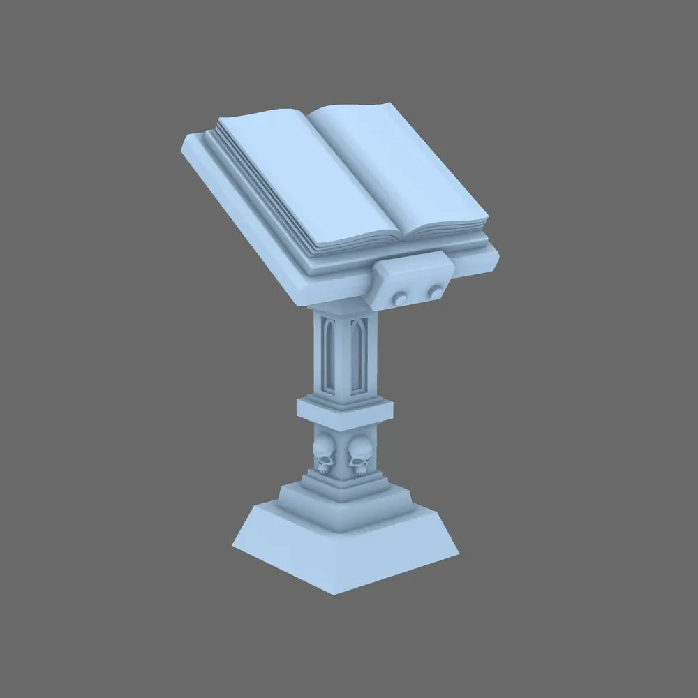 BWTF Scenics Library Lectern - Gothic Reading Stand Scatter Terrain for 28mm Models - BW Terrain & Forge