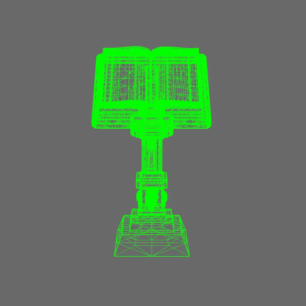 BWTF Scenics Library Lectern - Gothic Reading Stand Scatter Terrain for 28mm Models - BW Terrain & Forge