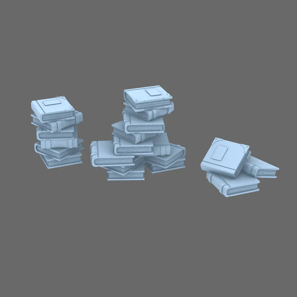 BWTF Scenics Stacked Books - BW Terrain & Forge