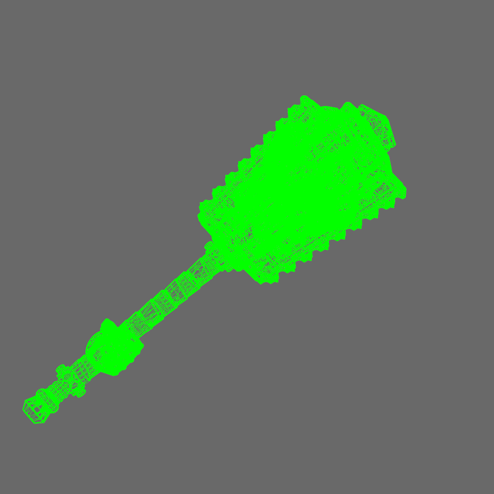 Cyber Samurai Greater Tetsubo Left Hand