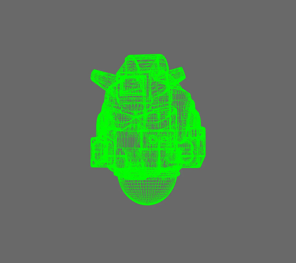 Clan Gunpla V10K Helmet Type D - BW Terrain & Forge
