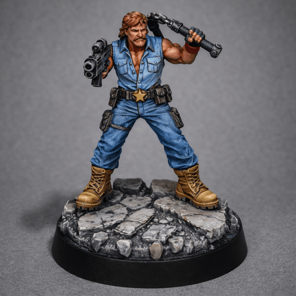 Colonial Troops Action Hero Chuck - BW Terrain & Forge