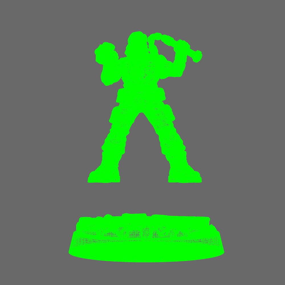 Colonial Troops Action Hero Chuck - BW Terrain & Forge