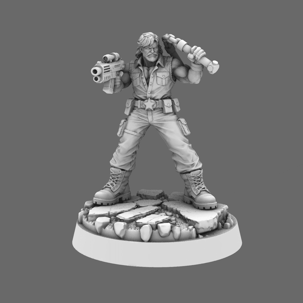 Colonial Troops Action Hero Chuck - BW Terrain & Forge