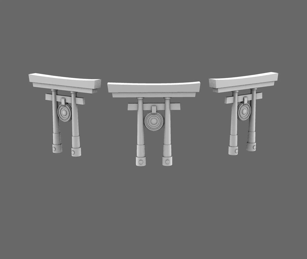 Cyber Samurai Shinto Arch Backpack Add-On Type B - view 1