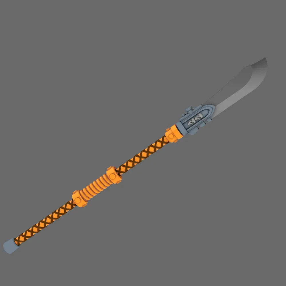 Cyber Samurai Energy Naginata - BW Terrain & Forge