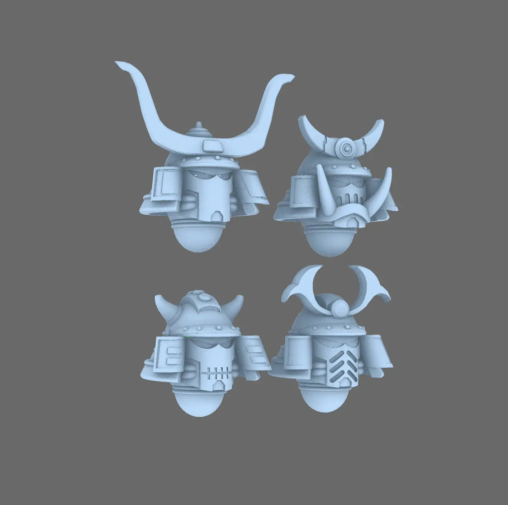 Cyber Samurai V10K Samurai Helmets - view 3